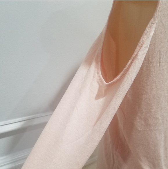 Rag and Couture cold shoulder pink top. Small - Picture 5 of 8